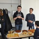 Discours et pot de clôture autour d'un buffet lors de l'étape de Gif du Grand Prix Jeunes 2019.